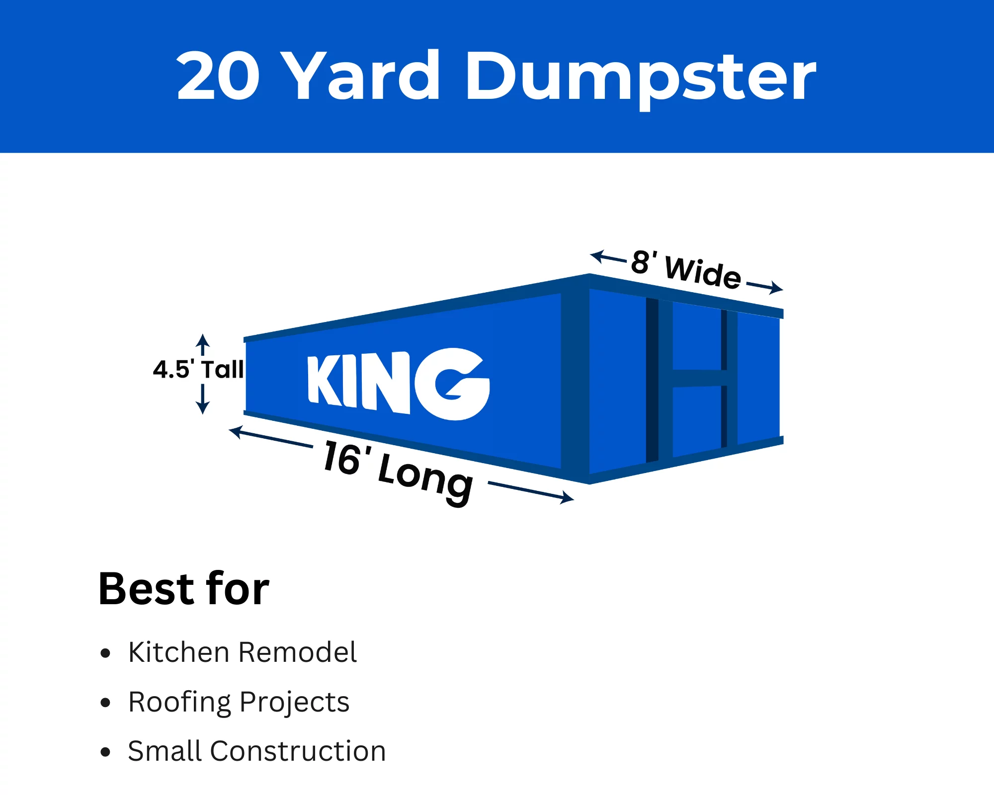 20 yard best for graphic smaller dumpster