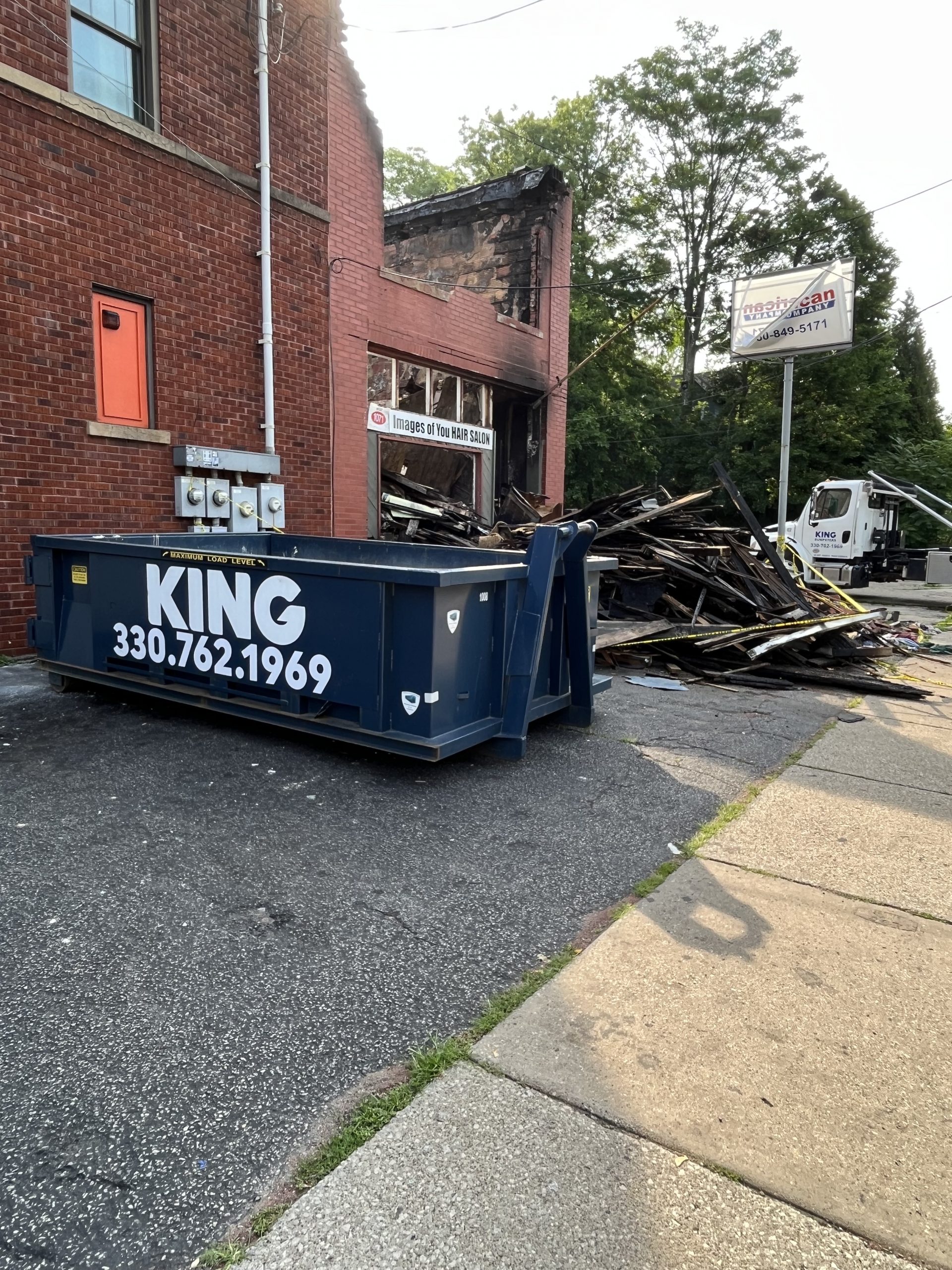 Roll off dumpster in Canton